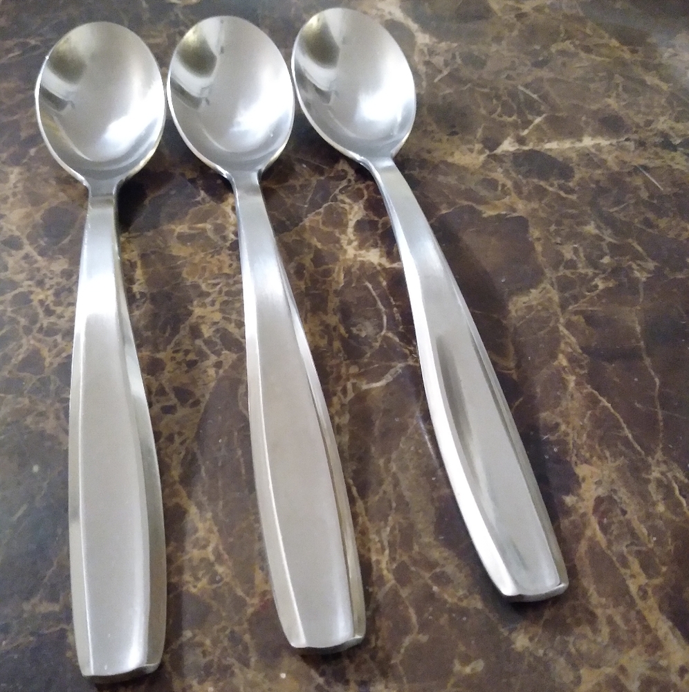 Gourmet Settings Jazz 3 Soup Spoons Stainless